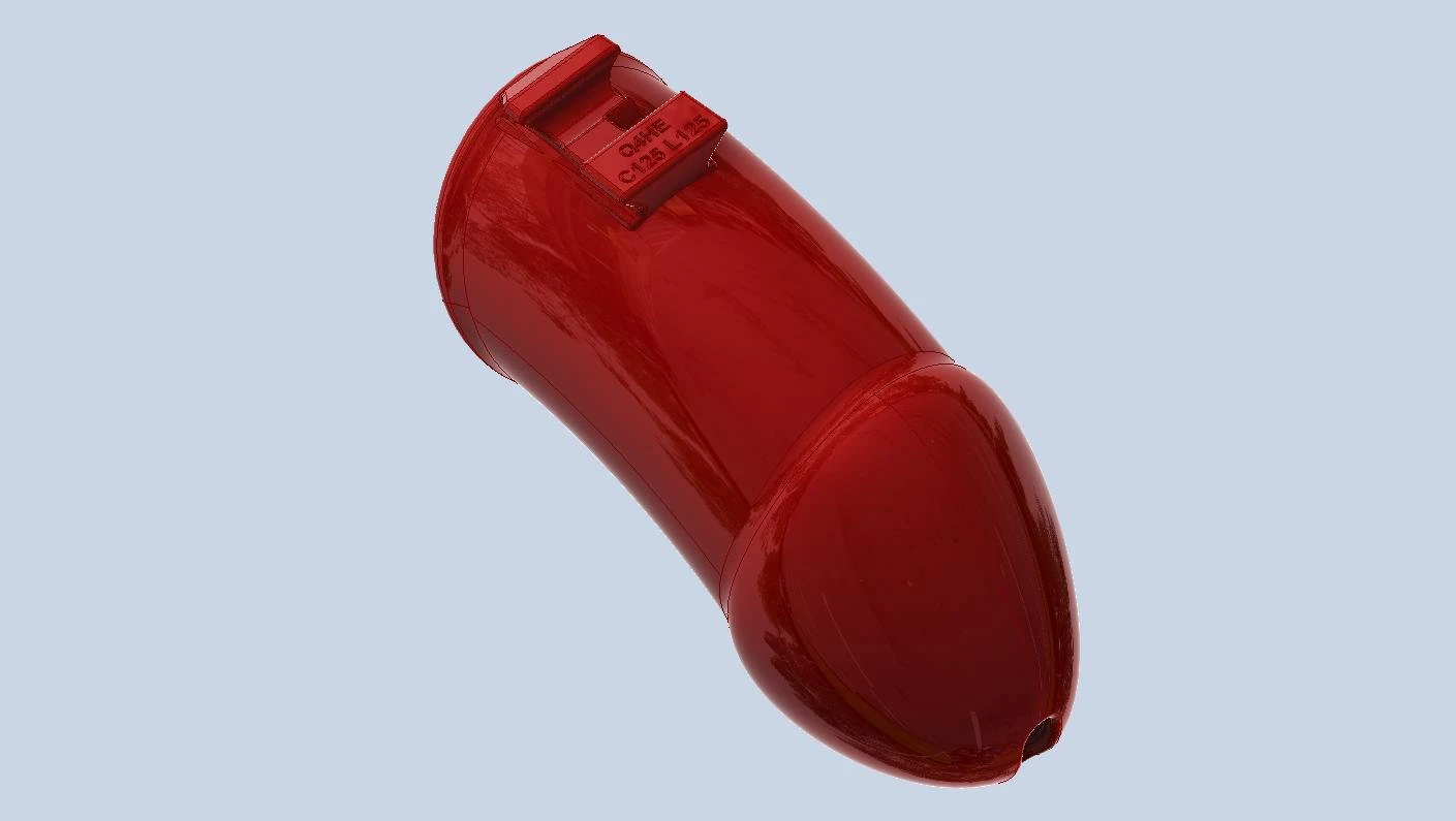 khd q4he chastity tube length 125mm circumference 125mm 3D Print Model .c4d .max .obj .3ds .fbx .stl .blend 
