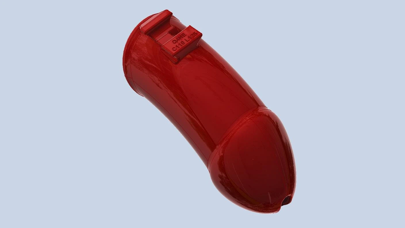 khd q4he chastity tube length 125mm circumference 110mm 3D Print Model .c4d .max .obj .3ds .fbx .stl .blend 