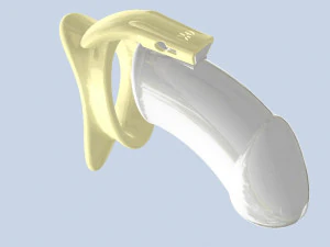 khd q4he chastity tube length 125mm circumference 110mm 3D Print Model