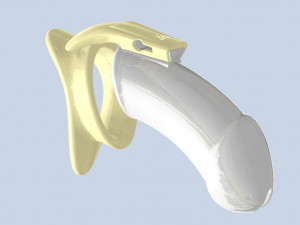 khd q4he chastity tube length 125mm circumference 100mm Model do druku 3D