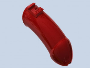 khd q4he chastity tube length 140mm circumference 110mm 3D प्रिंट मॉडल