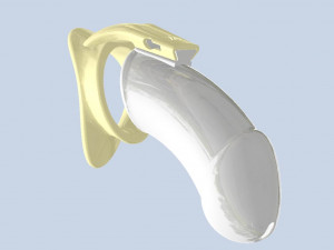 khd q4he chastity tube length 140mm circumference 125mm 3D-printmodel