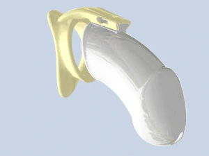 khd q4he chastity tube length 140mm circumference 140mm 3D Print Model