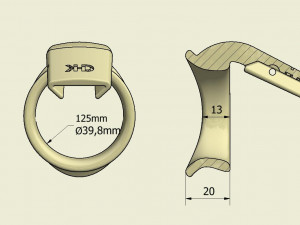 khd q4he chastity ring 40mm 3D प्रिंट मॉडल
