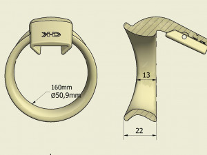khd q4he chastity ring 51mm 3D Print Model