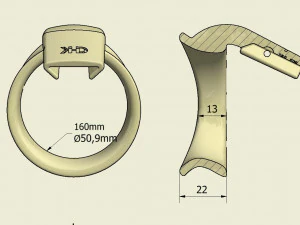 khd q4he chastity ring 51mm 3D Print Model