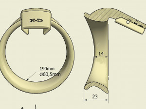 khd q4he chastity ring 60mm 3D 프린트 모델