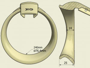 khd q4he chastity ring 76mm 3D Print Model