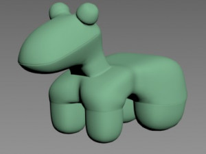 kreslo pony 3D Model