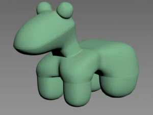 poney kreslo Modèle 3D