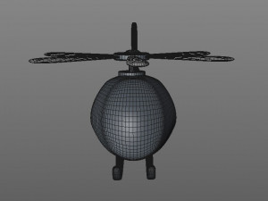 Cartoon helicopter Modelo 3D