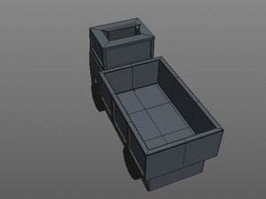 Cartoon truck 3D Модель