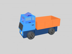 Cartoon truck 3D Model