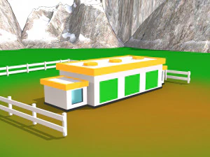 oficina de arte Modelo 3D