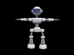 Cartoon robot 3D Model