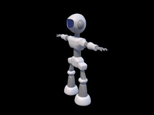 Cartoon robot 3D मॉडल