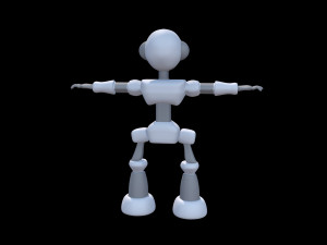 Cartoon robot 3D मॉडल