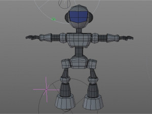 Cartoon robot 3D मॉडल