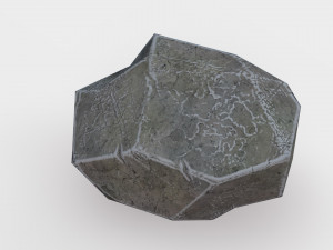 assets pack of stones game ready Model 3D