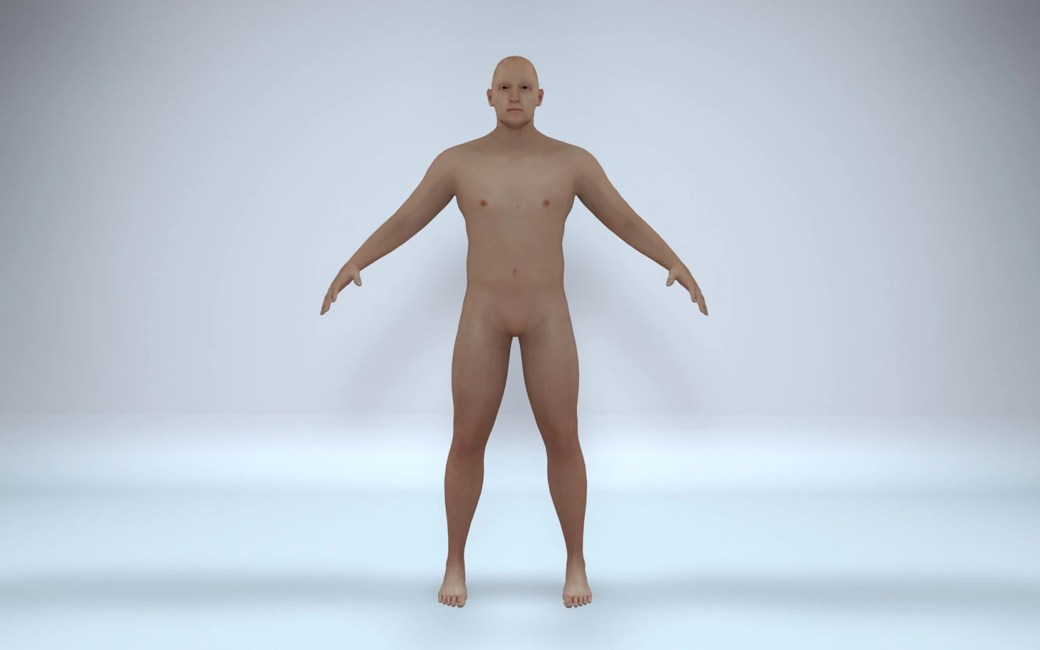 realistic male with rigging low-poly 3D Model .c4d .max .obj .3ds .fbx .stl .blend