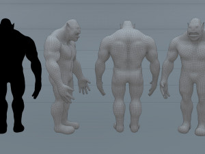 ork base mesh 3D Model