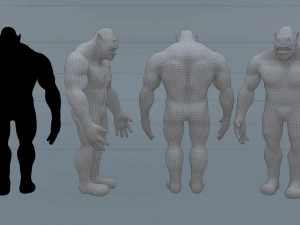 ork base mesh 3D Model