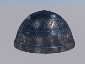 gnome helmet with pbr game ready 3D Model