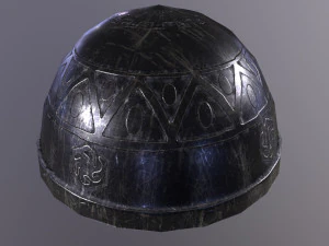 gnome helmet with pbr game ready 3D Model