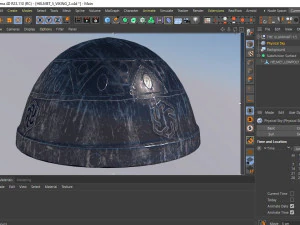 gnome helmet with pbr game ready 3D Model