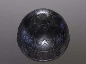 gnome helmet with pbr game ready 3D Model