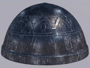 gnome helmet with pbr game ready 3D Model