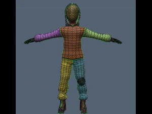 Street military guy - PBR -Rigged- Low poly 3D Model