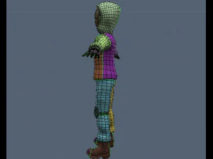 Street military guy - PBR -Rigged- Low poly 3D Model