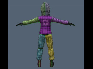 Street military guy - PBR -Rigged- Low poly 3D Model