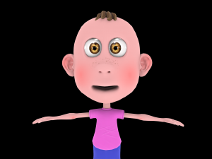 Stylized Cartoon boy Modèle 3D