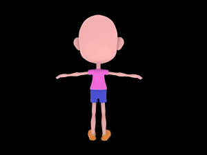 Stylized Cartoon boy Modèle 3D