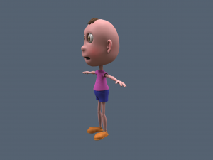 Stylized Cartoon boy Modèle 3D