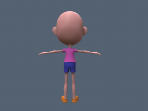 Stylized Cartoon boy Modèle 3D