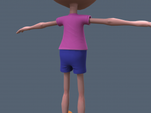 Stylized Cartoon boy Modèle 3D