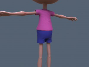 Stylized Cartoon boy Modèle 3D