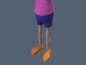 Stylized Cartoon boy Modèle 3D