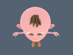 Stylized Cartoon boy Modèle 3D