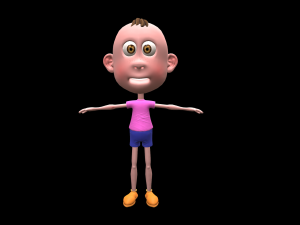 Stylized Cartoon boy Modèle 3D