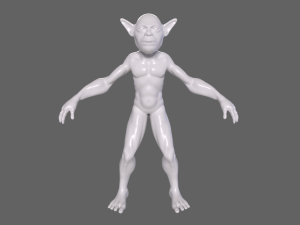 Goblin base mesh 3D 모델