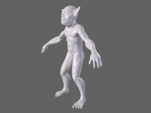 Goblin base mesh 3D Model
