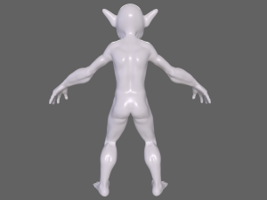 Goblin base mesh 3D Model