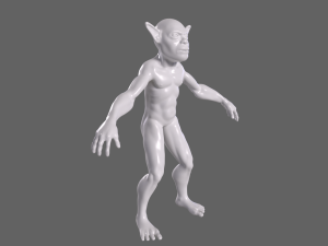 Goblin base mesh 3D Model