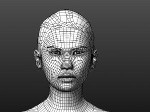 Realistic Asian Woman rigged 3D Модель