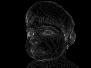 Realistic Child rigged 3D Model