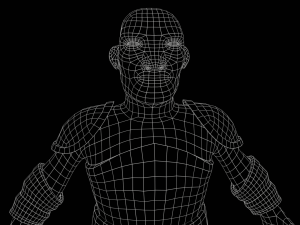 Stylized Warrior with PBR material 3D-Modell